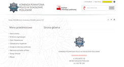 Desktop Screenshot of bip.sokolowpodlaski.kpp.policja.gov.pl