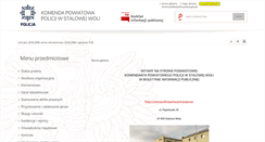 Desktop Screenshot of bip.stalowawola.kpp.policja.gov.pl