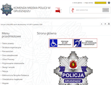 Tablet Screenshot of bip.grudziadz.kmp.policja.gov.pl
