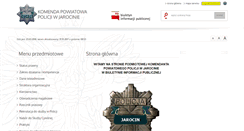 Desktop Screenshot of bip.jarocin.kpp.policja.gov.pl