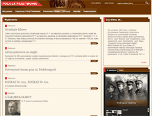 Tablet Screenshot of panstwowa.policja.pl