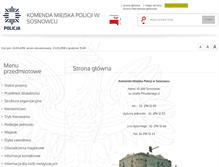 Tablet Screenshot of bip.sosnowiec.kmp.policja.gov.pl