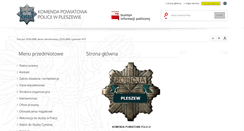 Desktop Screenshot of bip.pleszew.kpp.policja.gov.pl