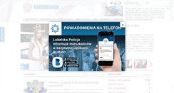 Desktop Screenshot of lubelska.policja.gov.pl