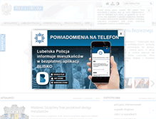 Tablet Screenshot of lubelska.policja.gov.pl