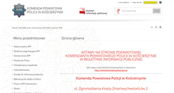 Desktop Screenshot of bip.koscierzyna.kpp.policja.gov.pl