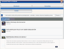 Tablet Screenshot of komisariat2.krakow.malopolska.policja.gov.pl