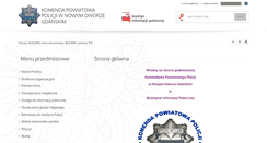 Desktop Screenshot of bip.nowydworgdanski.kpp.policja.gov.pl