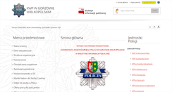 Desktop Screenshot of bip.gorzow.kwp.policja.gov.pl