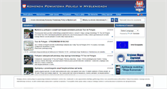 Desktop Screenshot of myslenice.policja.gov.pl