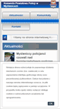 Mobile Screenshot of myslenice.policja.gov.pl