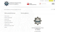 Desktop Screenshot of bip.sierpc.kpp.policja.gov.pl