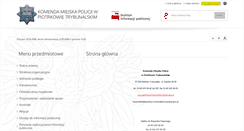 Desktop Screenshot of bip.piotrkowtrybunalski.kmp.policja.gov.pl