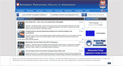 Desktop Screenshot of miechow.policja.gov.pl