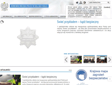 Tablet Screenshot of bielsko.slaska.policja.gov.pl