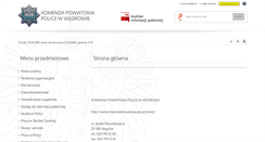 Desktop Screenshot of bip.wegrow.kpp.policja.gov.pl