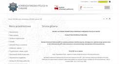 Desktop Screenshot of bip.chelm.kmp.policja.gov.pl