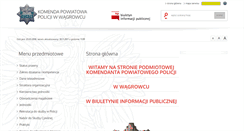 Desktop Screenshot of bip.wagrowiec.kpp.policja.gov.pl