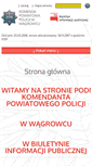 Mobile Screenshot of bip.wagrowiec.kpp.policja.gov.pl