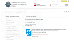Desktop Screenshot of bip.kedzierzynkozle.kpp.policja.gov.pl