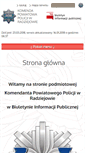 Mobile Screenshot of bip.radziejow.kpp.policja.gov.pl
