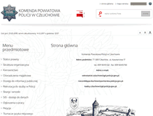 Tablet Screenshot of bip.czluchow.kpp.policja.gov.pl