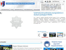 Tablet Screenshot of dzialdowo.policja.gov.pl