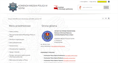 Desktop Screenshot of bip.gdynia.kmp.policja.gov.pl