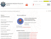 Tablet Screenshot of bip.gdynia.kmp.policja.gov.pl
