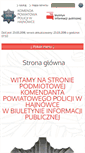 Mobile Screenshot of bip.hajnowka.kpp.policja.gov.pl