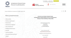 Desktop Screenshot of bip.jaroslaw.kpp.policja.gov.pl