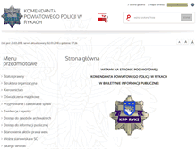 Tablet Screenshot of bip.ryki.kpp.policja.gov.pl