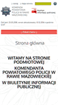 Mobile Screenshot of bip.rawamazowiecka.kpp.policja.gov.pl