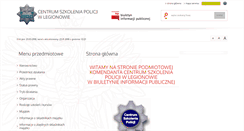 Desktop Screenshot of bip.legionowo.csp.policja.gov.pl