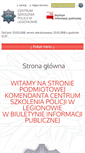 Mobile Screenshot of bip.legionowo.csp.policja.gov.pl