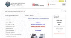 Desktop Screenshot of bip.sztum.kpp.policja.gov.pl