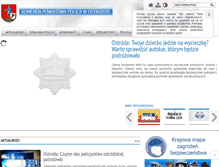Tablet Screenshot of ostroda.policja.gov.pl