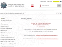 Tablet Screenshot of bip.boleslawiec.policja.gov.pl