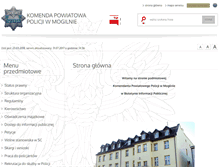 Tablet Screenshot of bip.mogilno.kpp.policja.gov.pl
