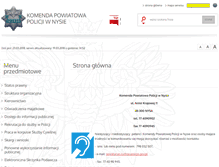 Tablet Screenshot of bip.nysa.kpp.policja.gov.pl