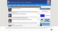 Desktop Screenshot of komisariat8.krakow.malopolska.policja.gov.pl