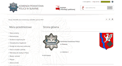 Desktop Screenshot of bip.slawno.kpp.policja.gov.pl