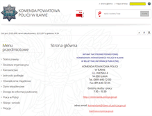 Tablet Screenshot of bip.ilawa.kpp.policja.gov.pl
