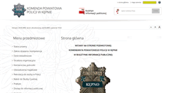 Desktop Screenshot of bip.kepno.kpp.policja.gov.pl