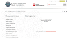 Desktop Screenshot of bip.wolow.policja.gov.pl