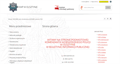 Desktop Screenshot of bip.olsztyn.kwp.policja.gov.pl