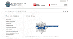 Desktop Screenshot of bip.lipno.kpp.policja.gov.pl