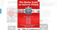 Desktop Screenshot of leczyca.policja.gov.pl