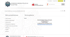 Desktop Screenshot of bip.olsztyn.kmp.policja.gov.pl