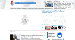 Desktop Screenshot of mokotow.policja.waw.pl